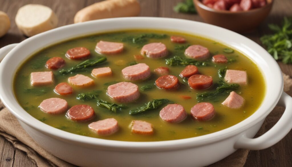 Caldo Verde da DINDINHA ©Culinária de Tradição, 2024.