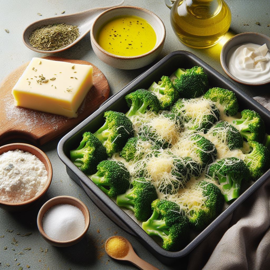 Brócolis Gratinados da Tia Nair. @Culinária de Tradição, 2024